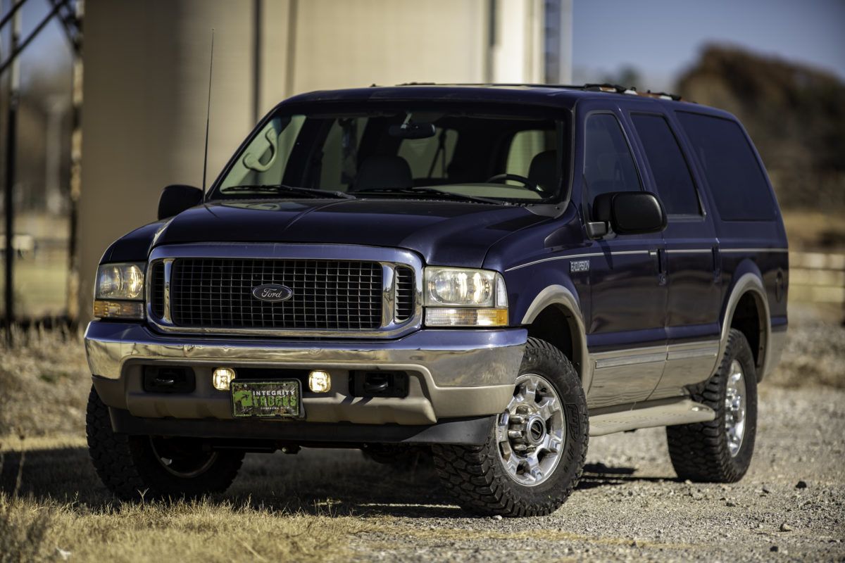 2002 ford excursion blue