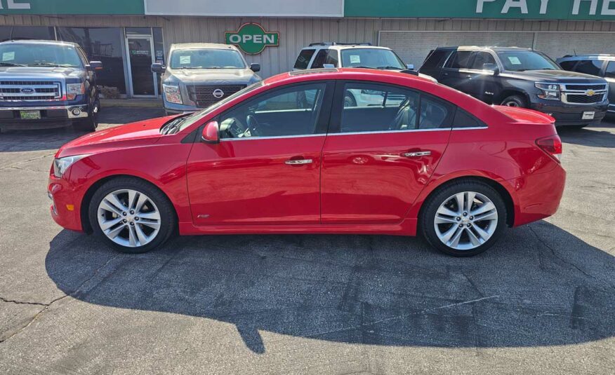 2015 Chevy Cruze LTZ – Stock # 298998