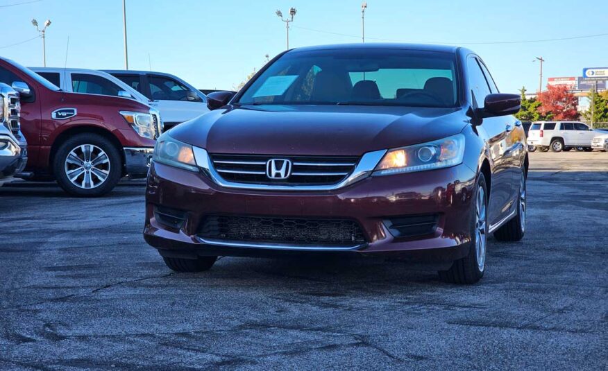 2015 Honda Accord LX Maroon – Stock # 238402