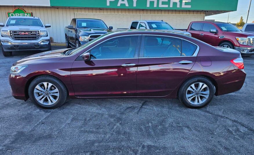 2015 Honda Accord LX Maroon – Stock # 238402