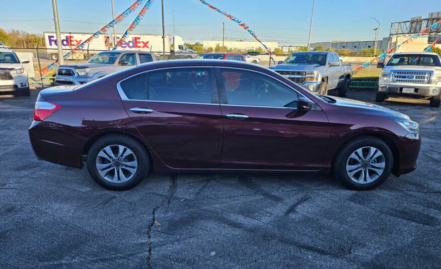 2015 Honda Accord LX Maroon – Stock # 238402